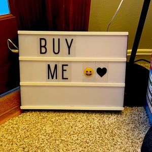 Light Up Letter Board